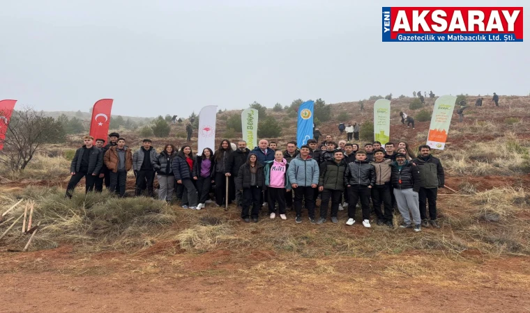 2 BİN FİDAN TOPRAKLA BULUŞTU Eğitimcilere Hatıra ormanı oluşturuldu
