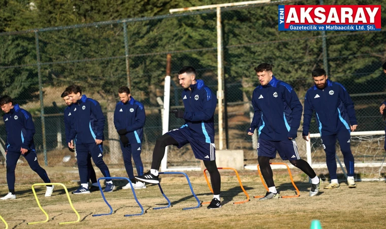 AKSARAYSPOR’DA KARACABEY HAZIRLIKLARI DEVAM EDİYOR