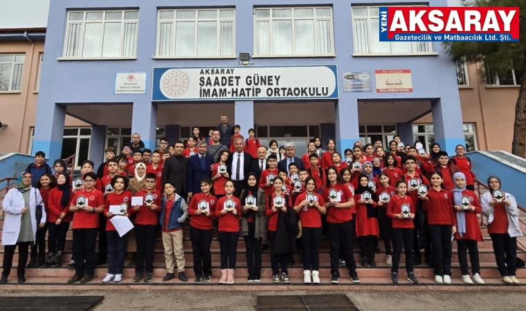 ÇEDES Projesi Kapsamında Bilgi Yarışması Ödülleri verildi