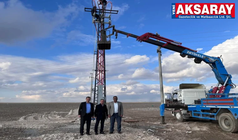 ESKİL OSB Fabrika alanlarına elektrik hatları çekiliyor