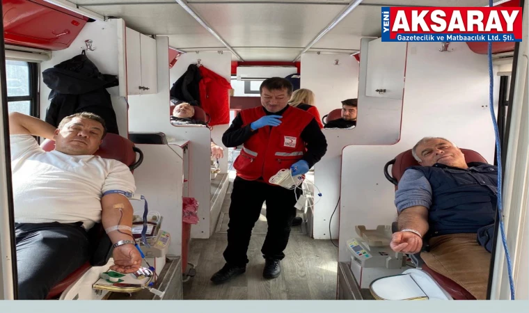 İlçelerde kan bağışına ilgi gösterildi