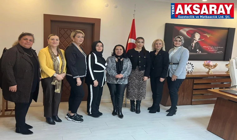 İş kadınları Sarıyahşi kaymakamını ziyaret etti