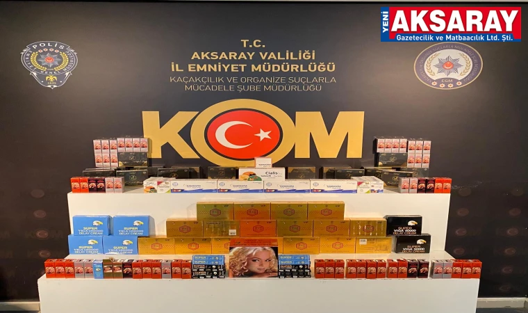Kaçak ürünler yakalandı