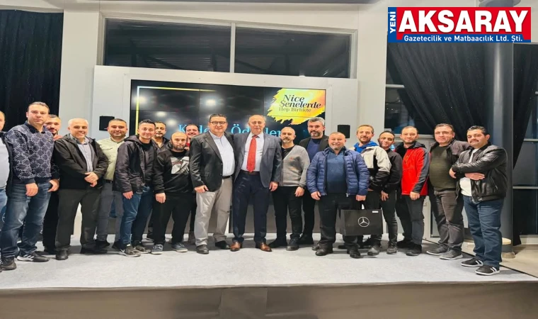 Kamyon fabrikasının kıdemli çalışanları ödüllendirildi