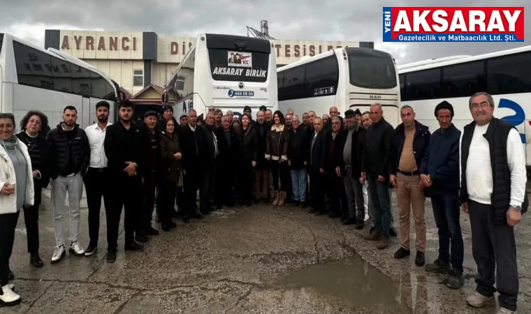 Mitinge Aksaray’dan gittiler