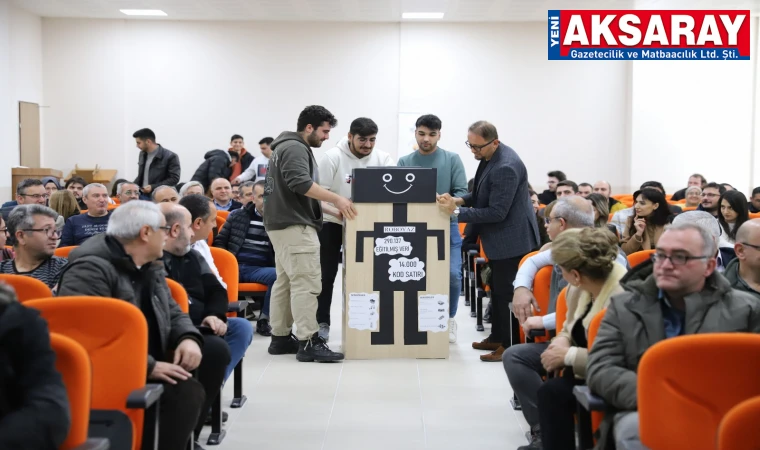 Robot tanıtımı yaptılar