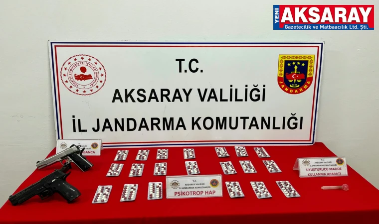 Uyuşturucu haplarla yakalandı