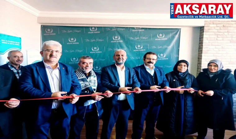 Yeni bir yardım derneği Aksaray’da şube açtı