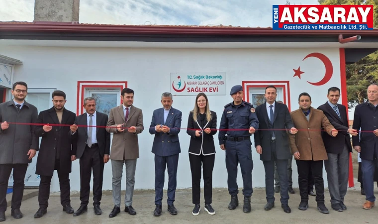 Yenilenen Sağlık Evi törenle açıldı