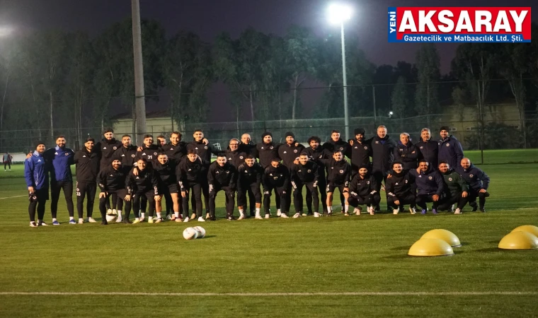 AKSARAYSPOR’DA 2. ETAP KAMPI BAŞLADI