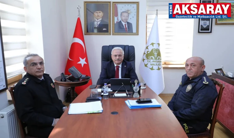 Asayiş toplantısında şehrin huzur ve güvenliği konuşuldu