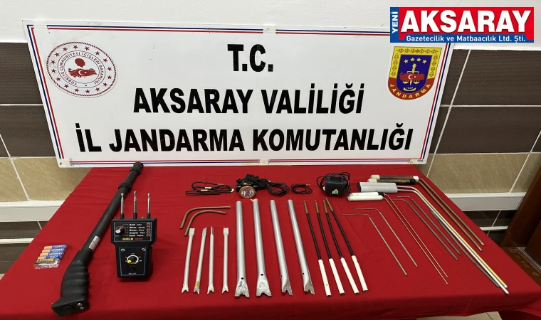 Kaçak kazıya suçüstü