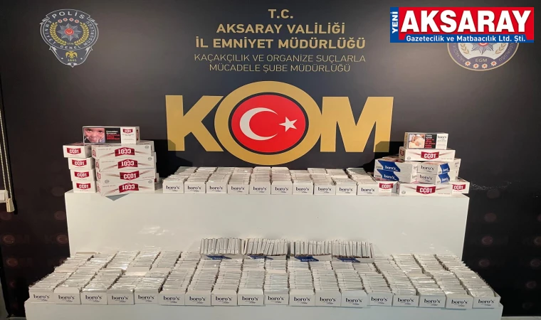 Kaçak ürünlere el kondu