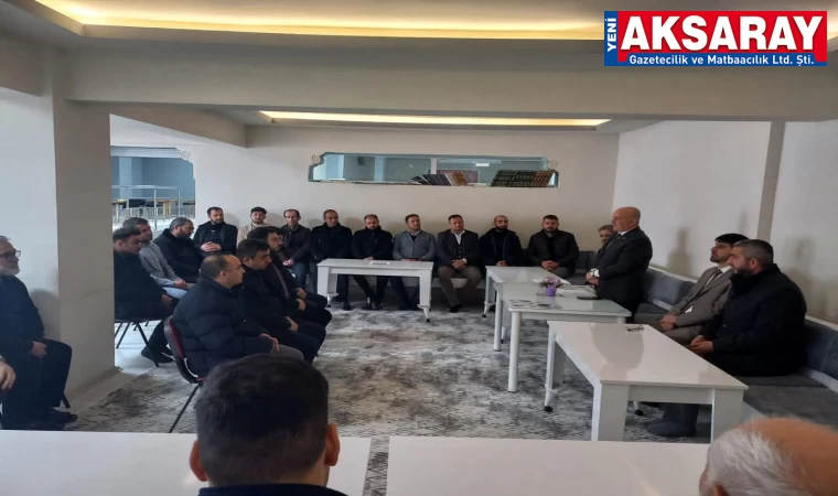 Din gö­rev­li­le­ri Ağa­çö­ren il­çe­sin­de bu­luş­tu