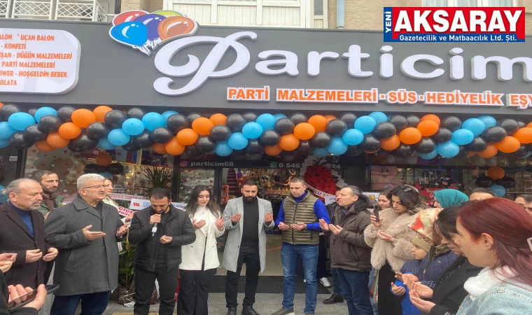 Parti verecekler için malzeme mağazası açıldı