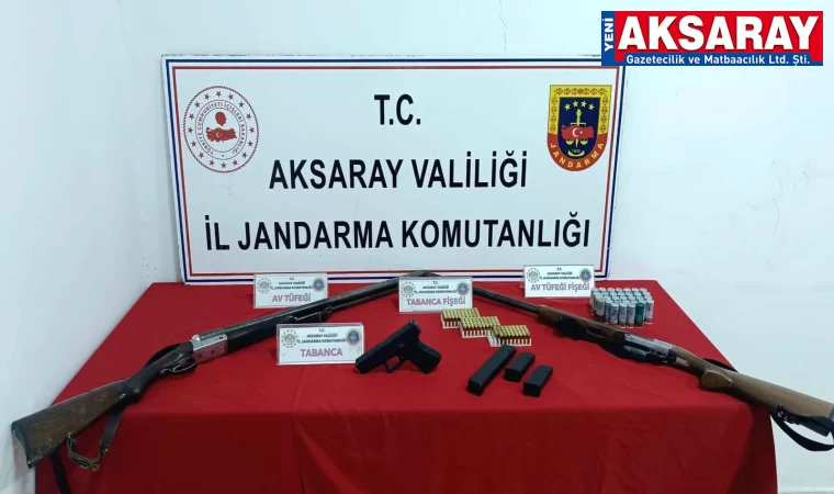 Ruh­sat­sız tü­fek­le­re el kondu