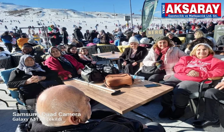 Yardımseven hanımlar Erciyes’i gezdi