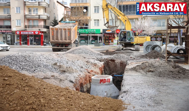 Bölcek caddesi alt yapısı değişiyor