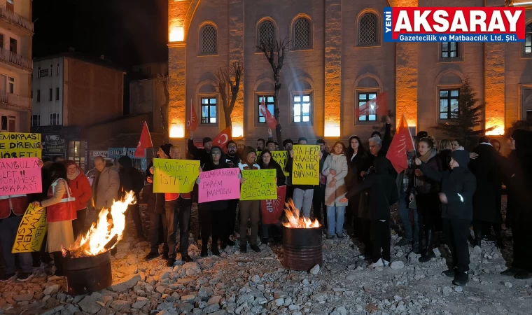 CHP AKSARAY GENÇLİK KOLLARI : ‘Hukuksuzluğun karşısındayız’