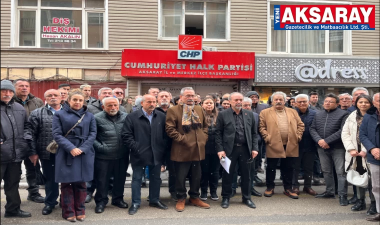 İL BAŞKANI ÖZDEMİR: 'Hedef CHP değil millettir'