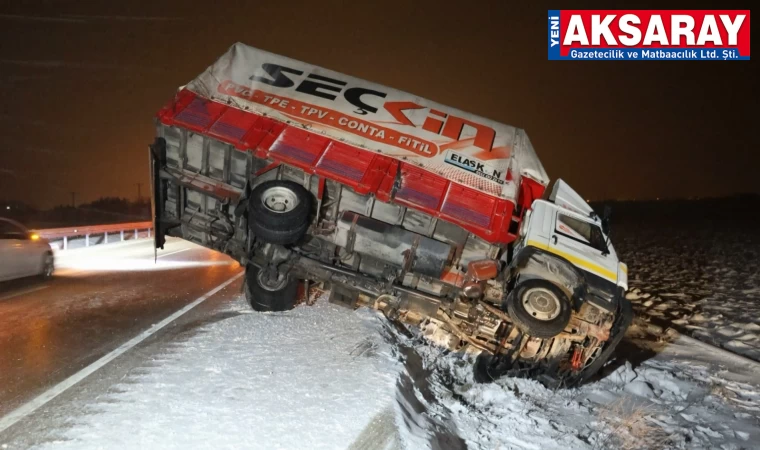 Kar, tipi ve buzlanma kazaları peş peşe yaşandı