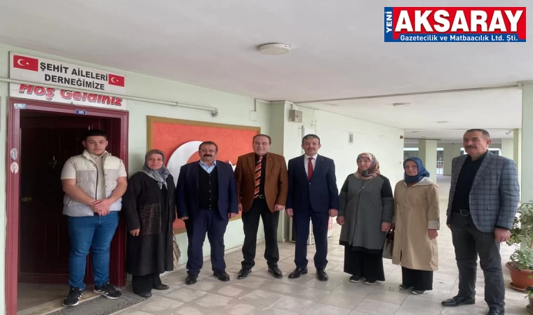 Şehit Aileleri Derneğini ziyaret ettiler