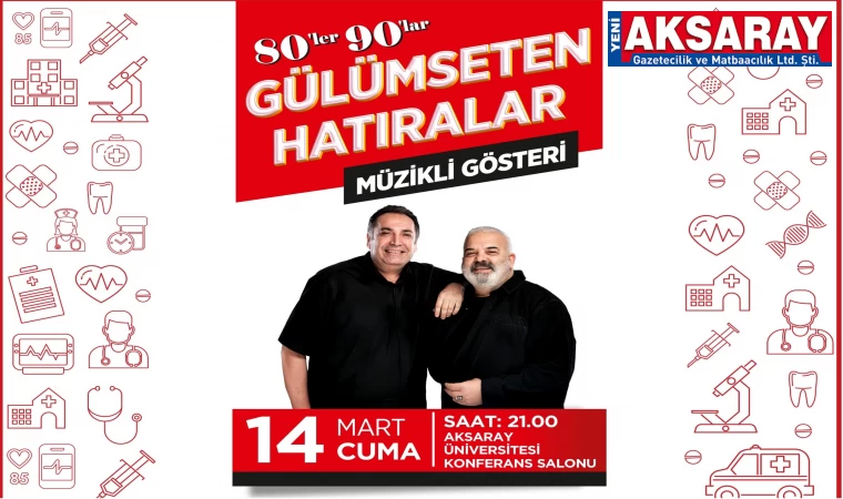 Tıp Bayramına özel müzikli tiyatro gösterisi