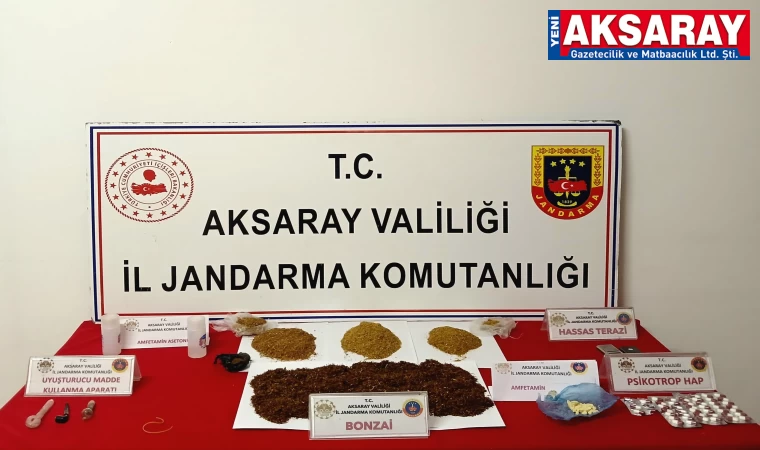 Uyuşturucularla yakalandı