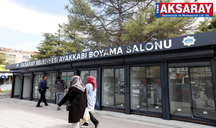 Ayakkabı boyacılarının da artık mekanları oldu