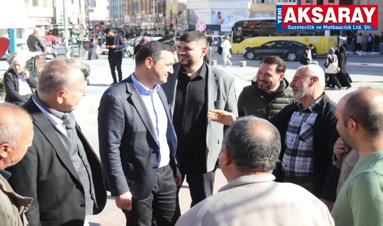 Çarşı pazarda vatandaşlarla buluştu