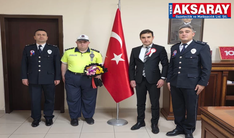 Down sendromlu Fatih’e jest yapıldı