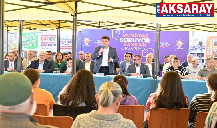 VATANDAŞ SORDU, BAŞKAN DİNÇER CEVAPLADI