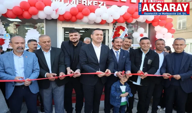 Veteriner kliniğini törenle açtılar