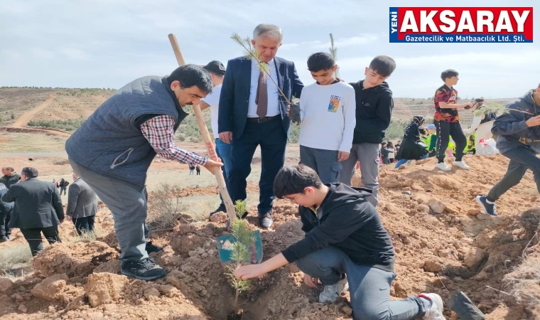 YAPILAN ETKİNLİKLER TABİATA DUYARLILIĞI ARTIRIYOR: Böyle giderse Aksaray’ın dört bir yanı orman olacak