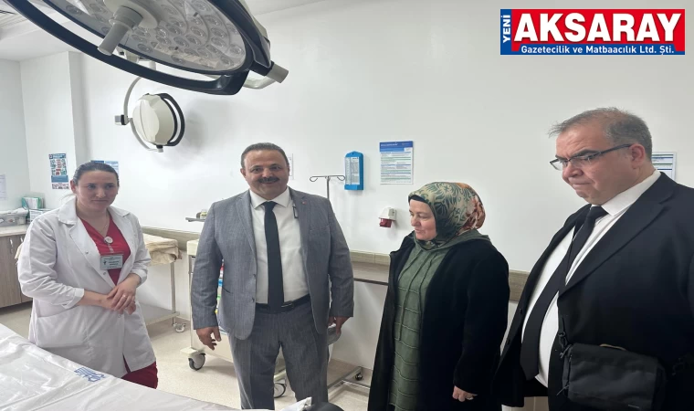 Yurt dışında Tanı ve Tedavi Hastanesi’ni ziyaret etti