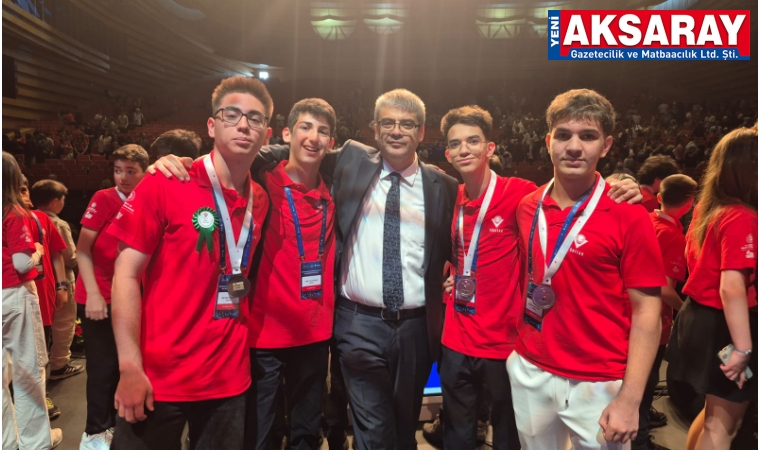 AKSARAY İKİ TÜRKİYE DERECESİ YAPTI Bilim yolculuğunda büyük başarı