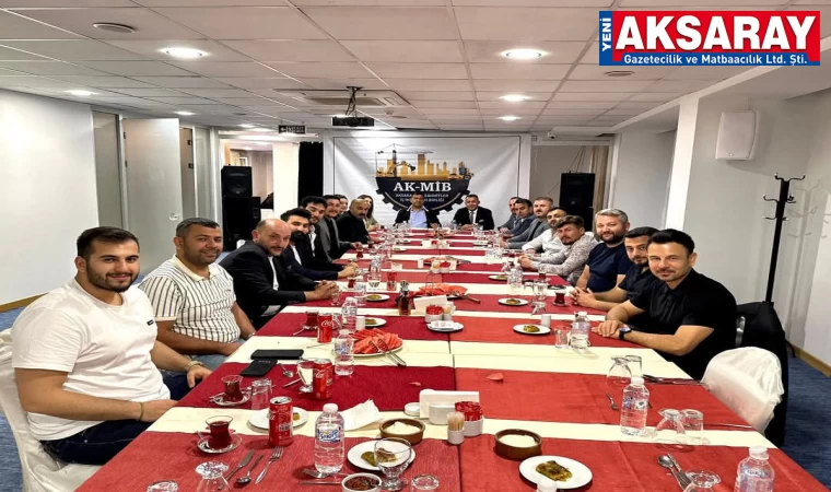 Aksaray Müteahhı̇tler ve İş İnsanları Bı̇rlı̇ğı̇ ı̇lk toplantısını yaptı