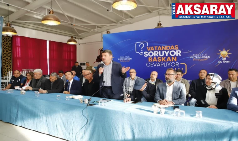 Aksaray'ı el birliğiyle yönetmeye devam edeceğiz