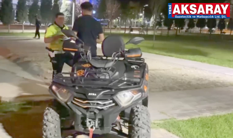 Aracını parkta sürünce ceza yedi