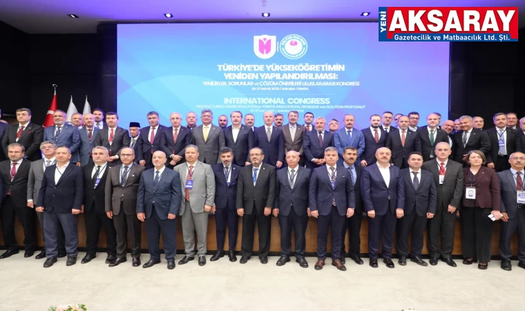 ASÜ Rektörü Prof. Dr. Arıbaş, Yükseköğretim Kongresi’ne katıldı