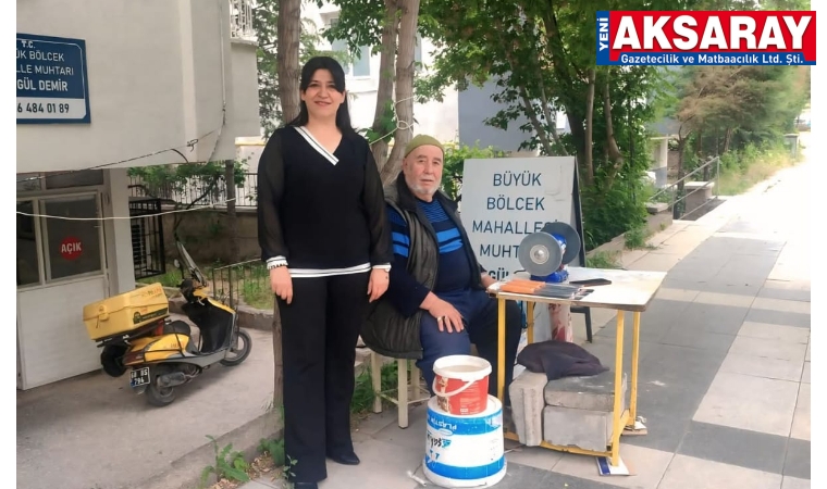Kurban Bayramı öncesi bıçak bileme hizmeti
