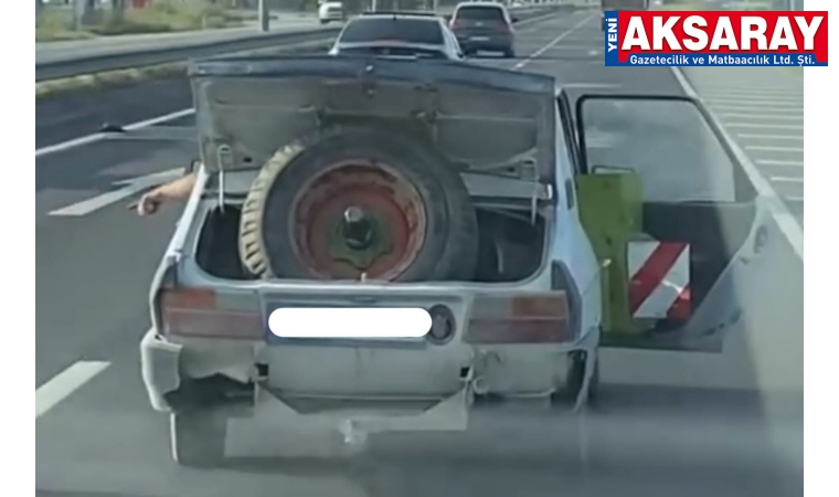 O sürücünün ehliyetine el konuldu