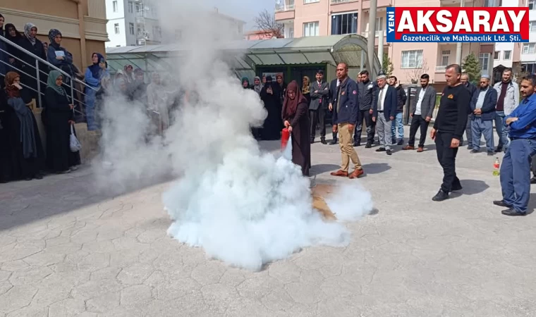 Önce eğitim sonra tatbikat