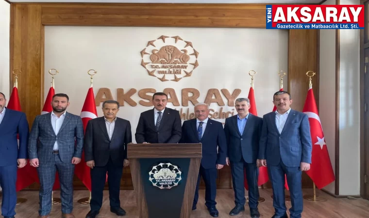 Eski Ticaret Bakanı Aksaray’a geldi