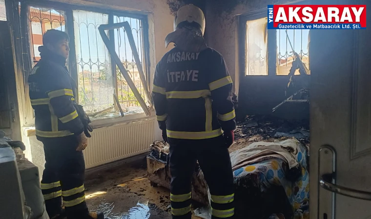 Apartmanda yangın paniği