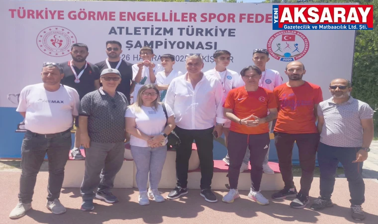 Görme engelli sporculardan büyük başarı