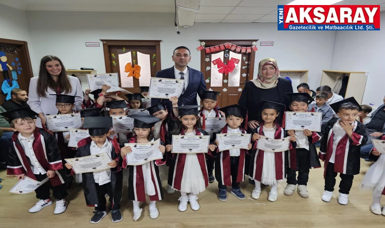 KAYMAKAM GÖKSUN Minik mezunların heyecanına ortak oldu