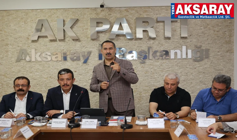 AK Parti Bölge Koordinatörü Aksaray ziyaretinde