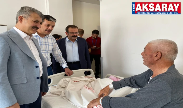AK Parti heyetinden hastane ziyareti