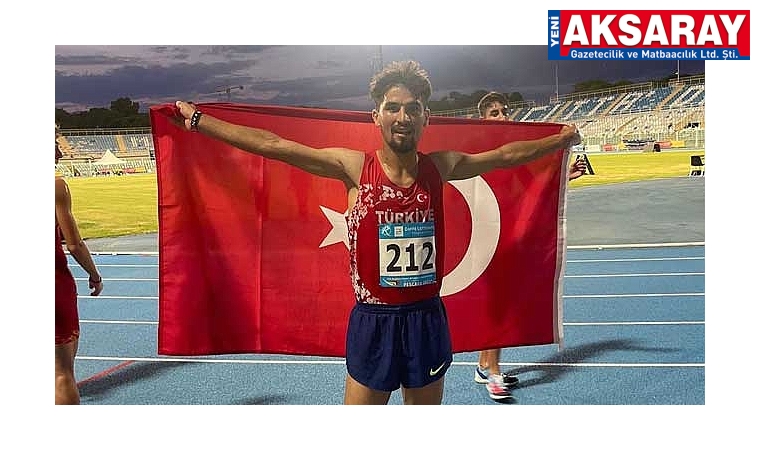Aksaraylı sporcudan gümüş madalya